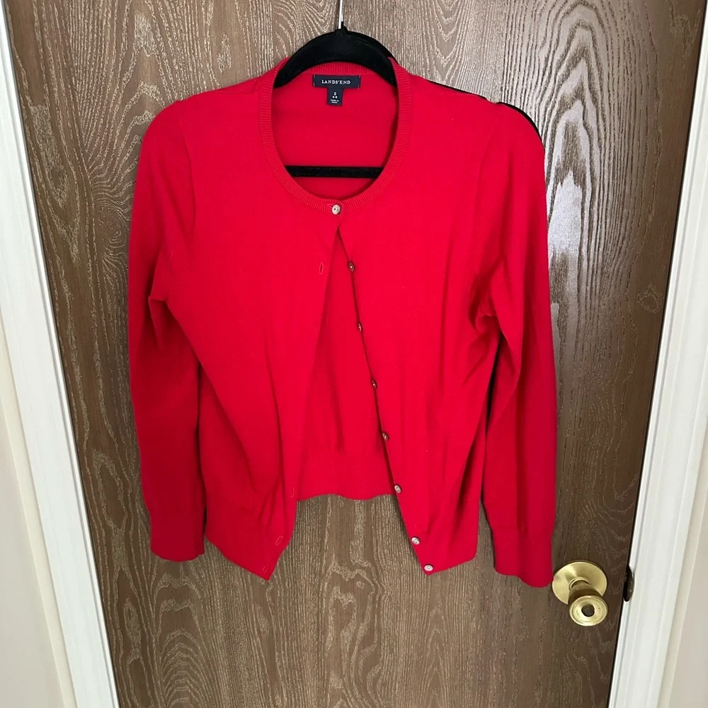 Red Cardigan - Picture 1 of 3